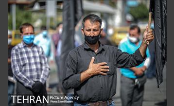 تکیه سیار عزای حسینی در پایانه تاکسیرانی سازمان آب 7