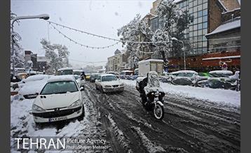 بارش برف در تجریش 12