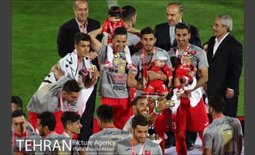 جشن قهرمانی تیم فوتبال پرسپولیس