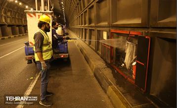 عملیات تعمیر و نگهداری تونل توحید 34