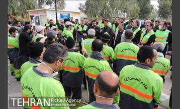 بازدید رییس ستاد اربعین شهرداری تهران از مرکز اسکان خادمین حسین 23