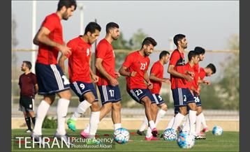 تمرین تیم ملی فوتبال ایران