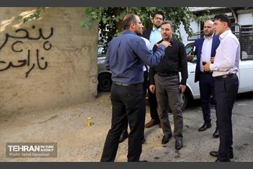 حضور مدیرعامل سازمان نوسازی شهرداری تهران در منطقه۱۷