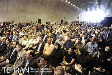 آیین افتتاح زیرگذر و تونل شهید ضربعلی زاده با حضور شهردار تهران 8
