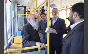 رونمایی از ناوگان برقی حمل و نقل عمومی شهر تهران 25