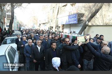 تشییع پیکر شهید محمدرضا خانه عنقا 2