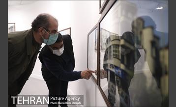 بازدید مدیران شهری و اعضای شورای شهر تهران از نمایشگاه تهران از منظر هنرمندان-4