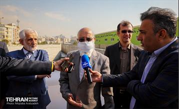 آیین بهره برداری از پنج پروژه جمع آوری و هدایت آب های سطحی در تهران  10