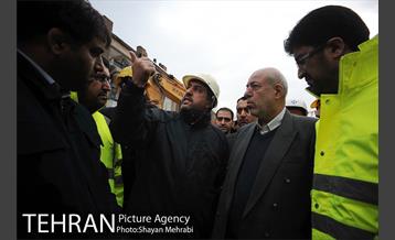 حضور مسوولان در حادثه پلاسکو 14