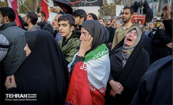 مراسم تشییع «علی لاریجانی»، «غلامرضا سلیمانی» و قهرمانان «ناو دنا» 14