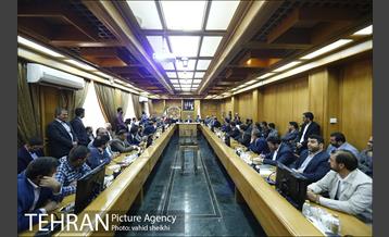 مراسم تکریم و معارفه رییس بسیج شهرداری تهران 8