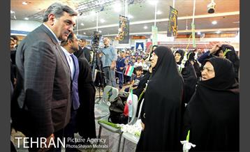 آیین نواختن زنگ دانش آموز شهید با حضور شهردار تهران 2