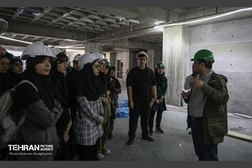 بازدید دانشجویان از پروژه خانه شهر 7