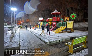 بارش برف در تهران 3