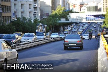 بازگشایی نیمه جنوبی پل کریمخان 12