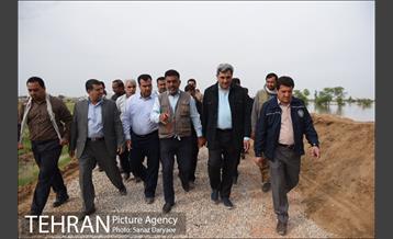 بازدید شهردار تهران ازمناطق سیل زده خوزستان 5