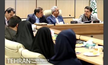 مراسم تکریم امین عارف نیا و معارفه محمد علی کریمی رییس مرکز ارتباطات و امور بین الملل شهرداری تهران 18