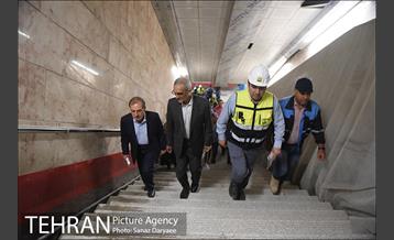 بازدید معاونت حمل و نقل شهرداری و اعضای شورای شهر تهران از عملیات اجرایی خط ۶ 26