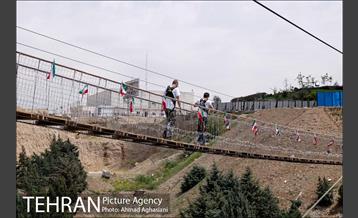 افتتاح زیپ لاین و پل معلق برج میلاد 17