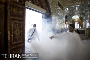 عملیات ضدعفونی امامزاده صالح(ع) 4