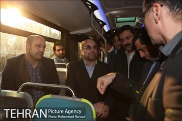 آیین رونمایی و بهره برداری از ناوگان حمل و نقل پاک با حضور دکتر قالیباف 25
