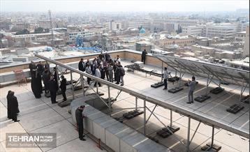 آیین افتتاح ۲۷۵ کیلووات نیروگاه خورشیدی کوچک مقیاس 16