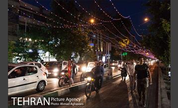 آذین بندی خیابان ولیعصر(عج) به مناسبت نیمه شعبان 9