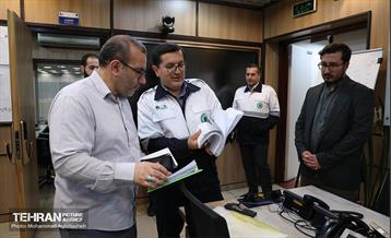 بازدید مدیرکل حوزه شهردار تهران از سازمان پیشگیری و مدیریت بحران شهر تهران 19