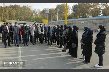 مانور برف روبی شهرداری منطقه 5