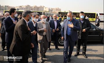 آیین رونمایی از ۱۱۰ دستگاه اتوبوس در ناوگان حمل و نقل عمومی 10