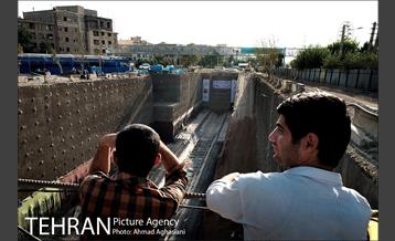 مراسم ورود ماشین حفار به ایستگاه B7 خط 7مترو 10