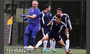 دیدار تیم‌های پیشکسوتان استقلال و خبرنگاران دیدبان