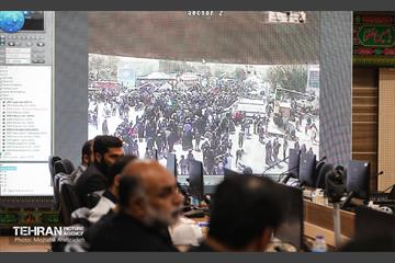 حضور شهردار تهران در مرکز مانیتورینگ منطقه ۲۰