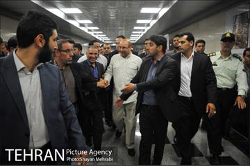 افتتاح خط ۷ مترو تهران با حضور دکتر قالیباف 41