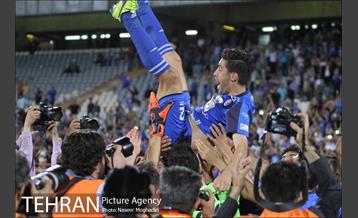 خداحافظی خسرو حیدری از فوتبال 8