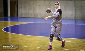 تمرین تیم ملی هندبال زنان ایران 4