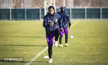 تمرین تیم ملی فوتبال زنان 9