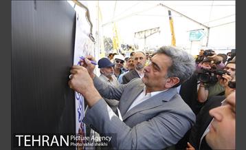 مراسم جمع آوری آخرین قطعه شاه تیر های عرشه پل گیشا  12