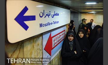 خدمات‌رسانی مترو تهران به نمازگزاران عیدسعیدفطر 42