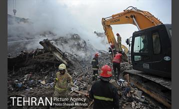 سومین روز عملیات امداد ونجات حادثه پلاسکو -5 20