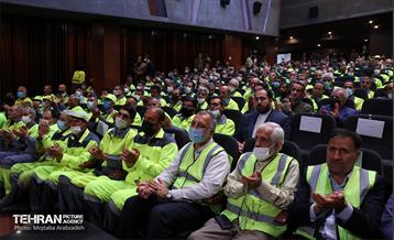 مراسم تجلیل از کارگران نمونه شهرداری تهران 11