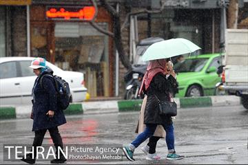 بارش باران پاییزی در تهران 20