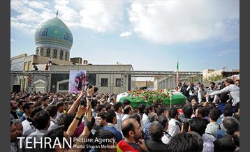 مراسم تشییع پیکر شهید آتش نشان علی قانع 25