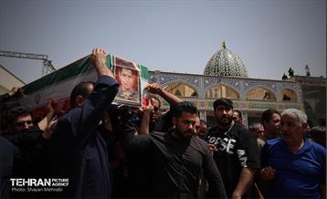 مراسم تشییع پیکر مطهر سرباز شهید ماهان ستاره 13