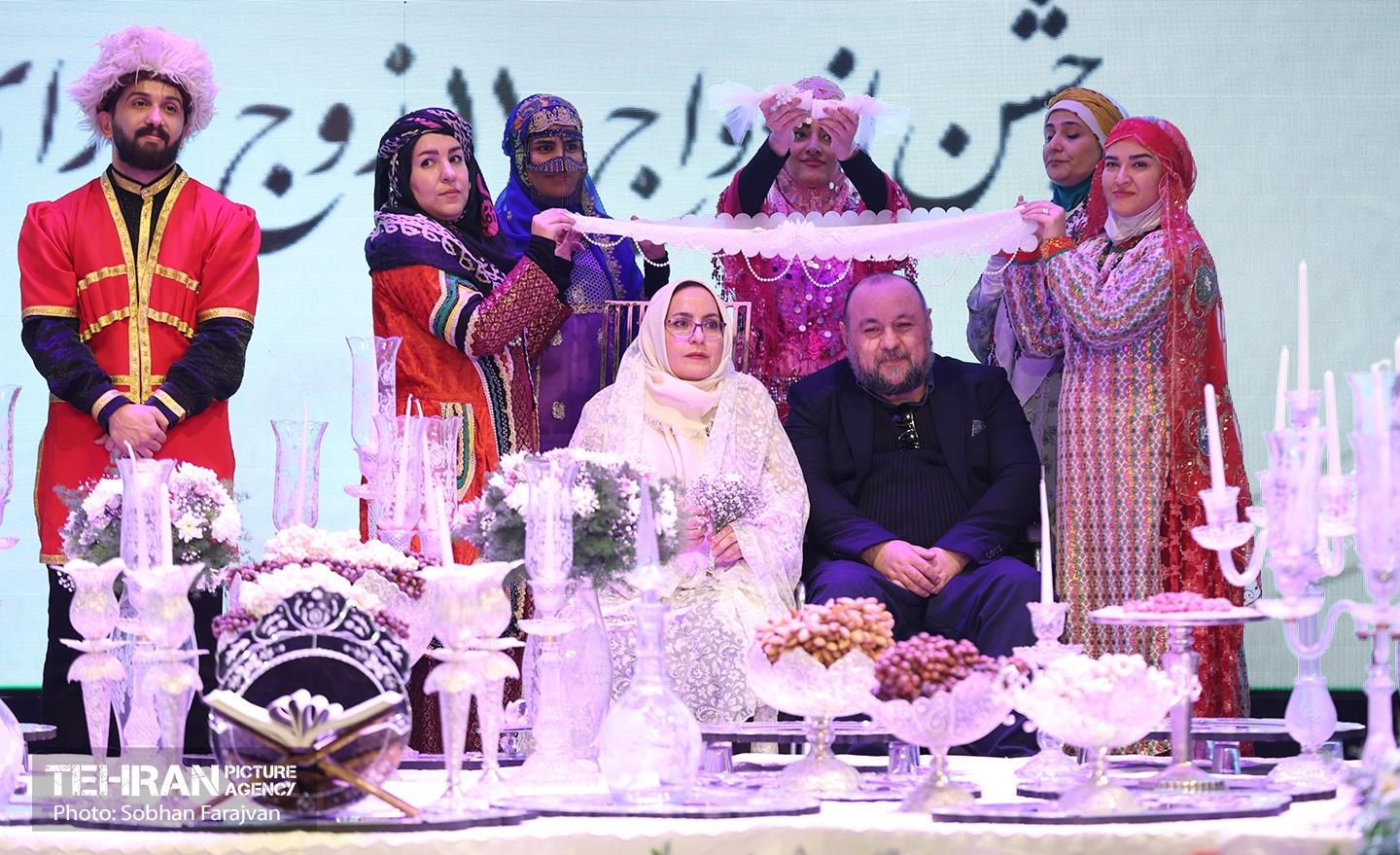 جشن ازدواج ۱۱۰ زوج دارای معلولیت 10