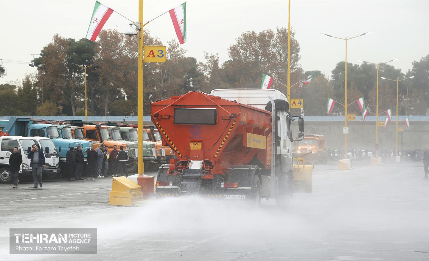 مانور برف روبی شهرداری منطقه 5