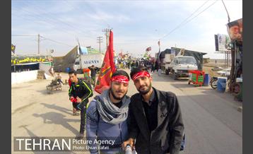 زائران مسیر کربلا  11