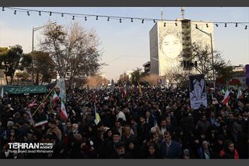 راهپیمایی محکومیت اقدامات تروریستی آمریکا و رژیم صهیونیستی علیه ملت ایران 16