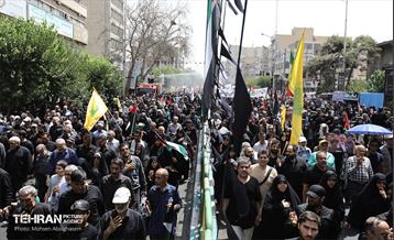 تشییع پیکر شهید اسماعیل هنیه در تهران - 2 6