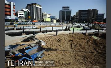 پروژه ساماندهی میدان هفتم تیر در آستانه بهره برداری 5